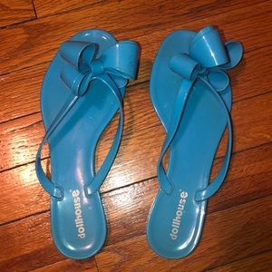 Dollhouse Jelly Bow Flipflops